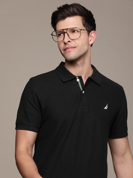 Men's Regular Fit Cotton Polo Collar Tee